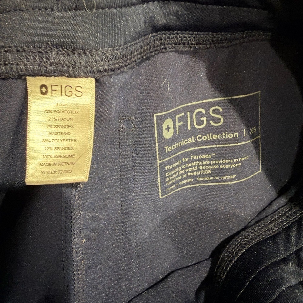 Figs Navy Technical Collection Pants - Picture 6 of 7